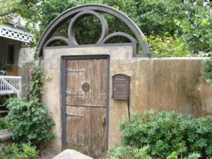 An Old Garden gate ~ Old City ~ St. Augustine, Florida An Old Garden gate ~ Old City ~ St. Augustine, Florida